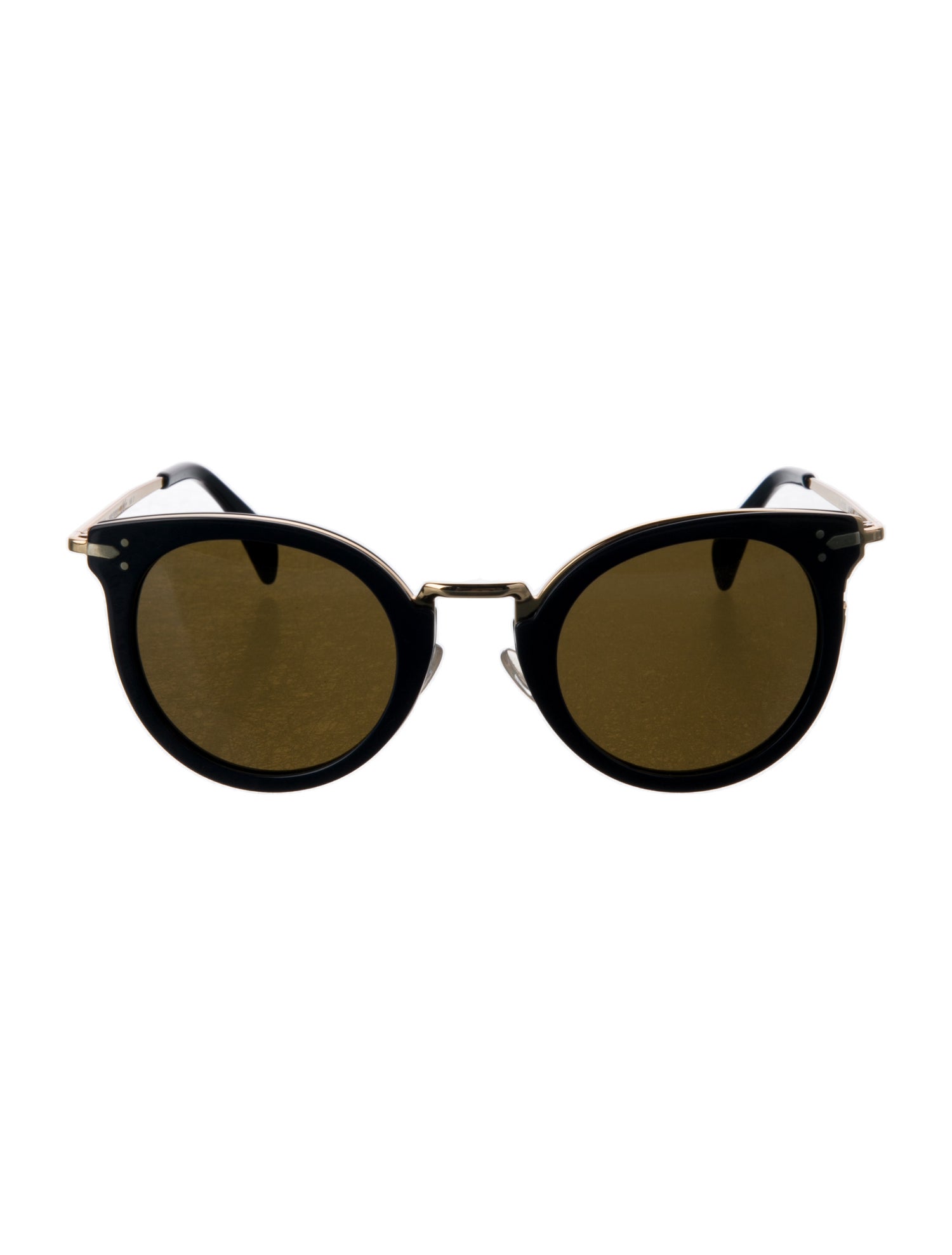 Celine Round Mirrored Sunglasses
