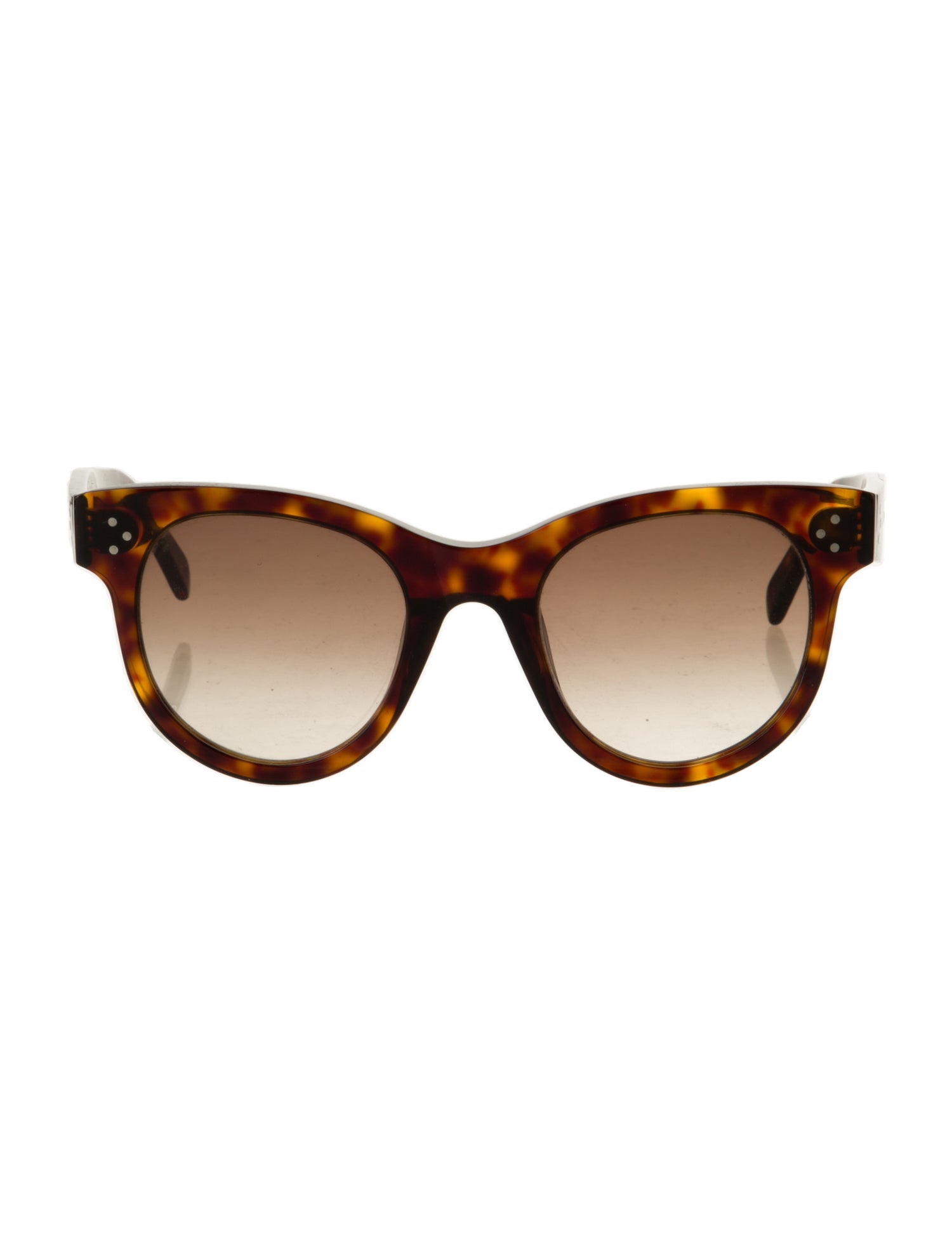 Celine Round Gradient Sunglasses