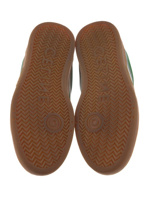 Celine Leather Colorblock Pattern Sneakers