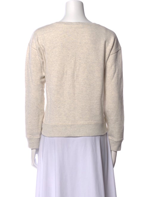 Celine Graphic Print Bateau Neckline Sweatshirt