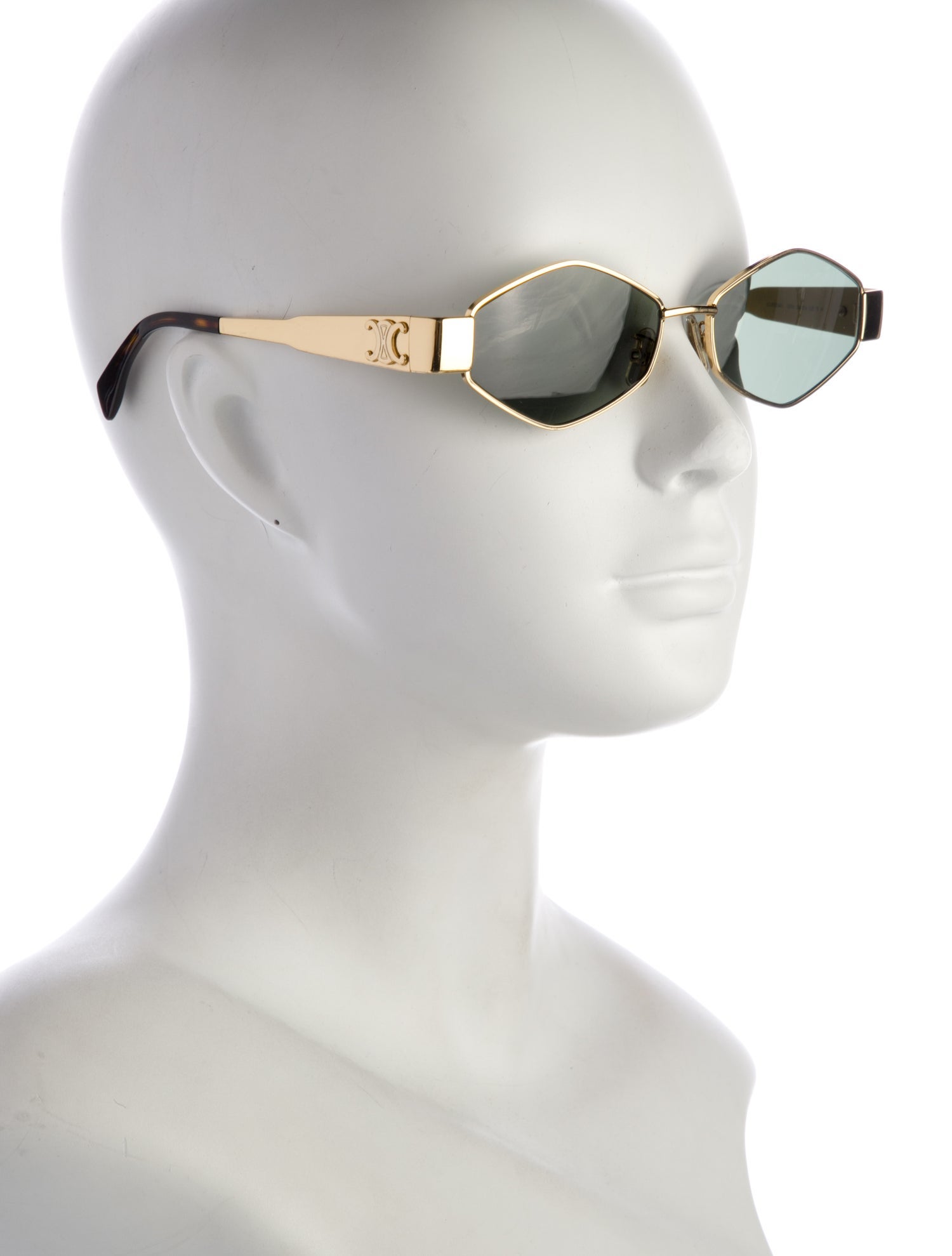 Celine Round Tinted Sunglasses