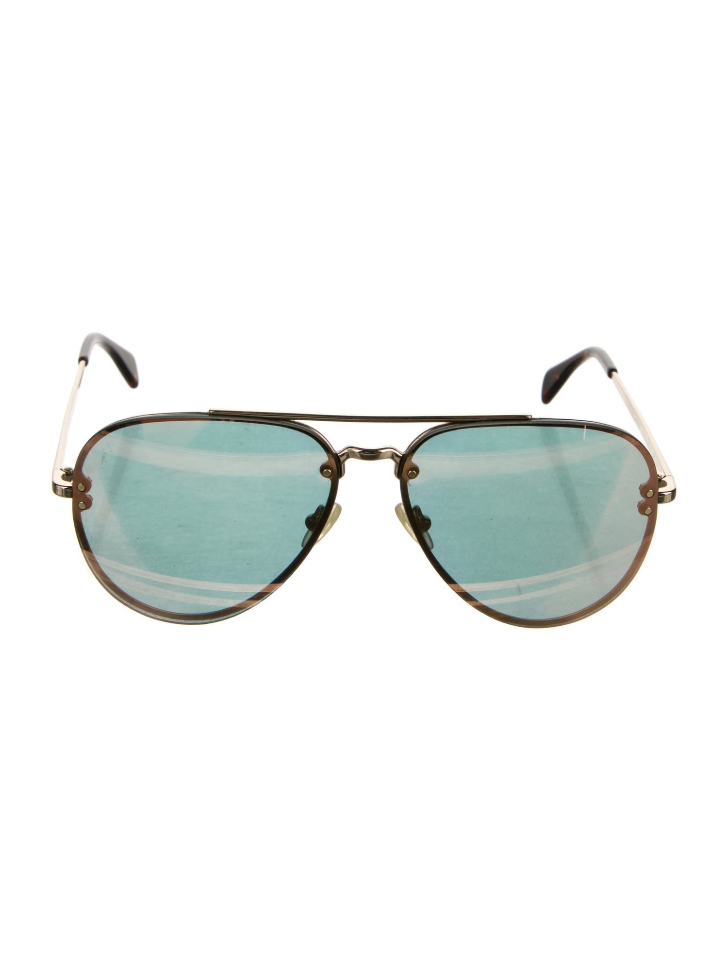 Celine Aviator Mirrored Sunglasses