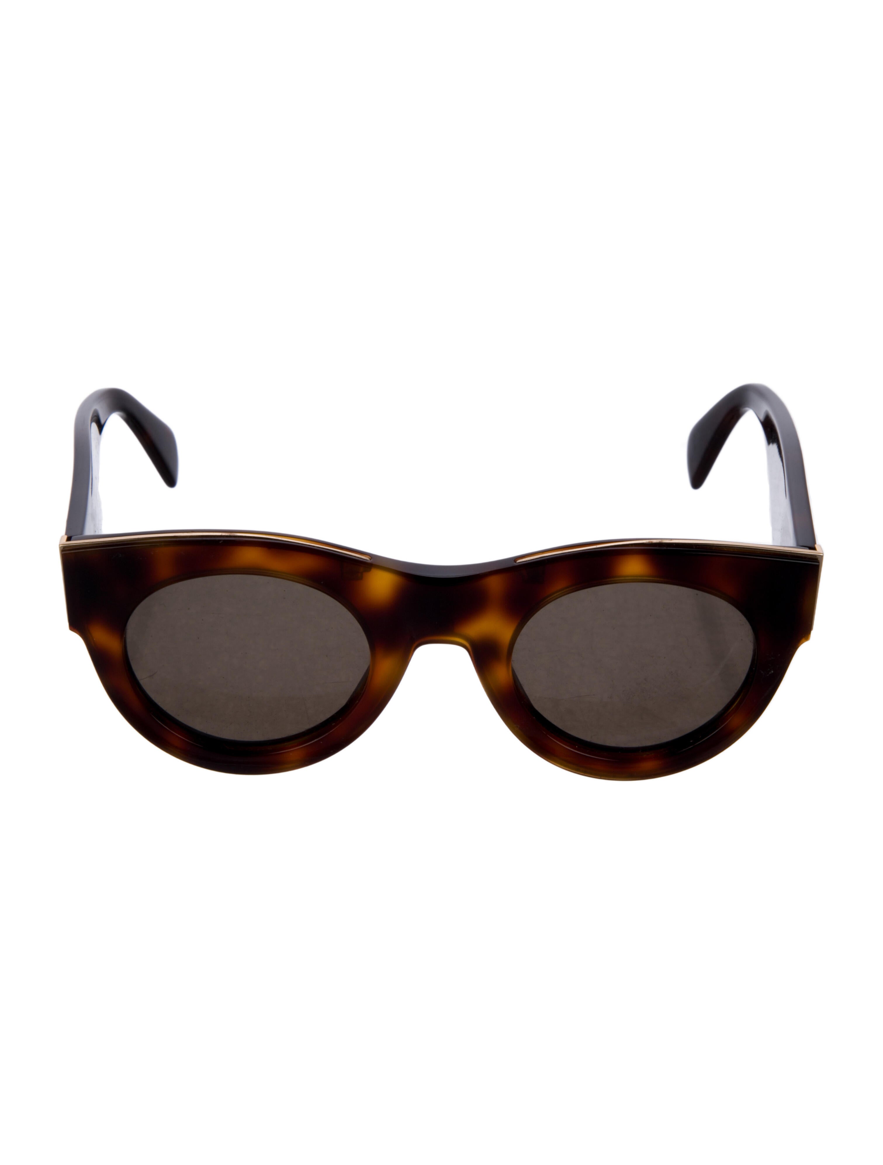Celine Round Tinted Sunglasses