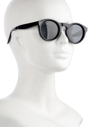 Celine Round Mirrored Sunglasses