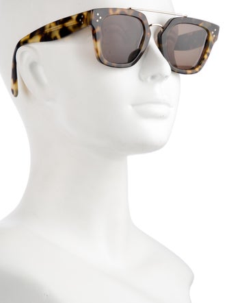 Celine Square Mirrored Sunglasses