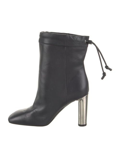 Celine Leather Lace-Up Boots