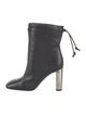 Celine Leather Lace-Up Boots