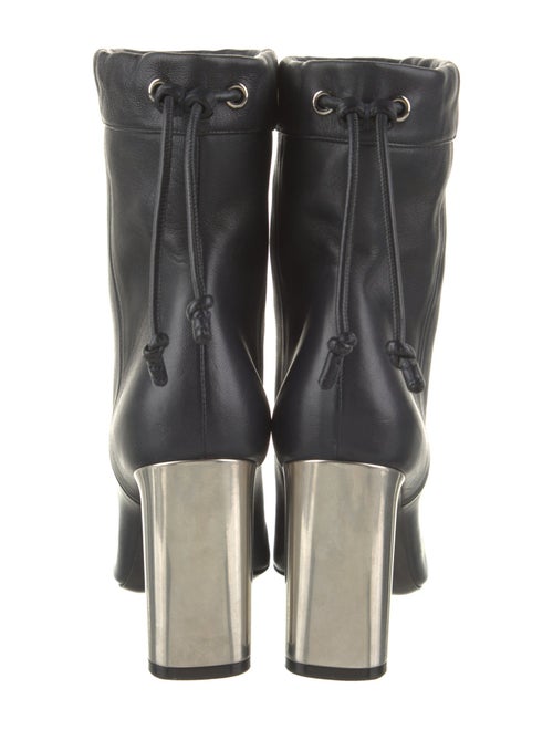 Celine Leather Lace-Up Boots