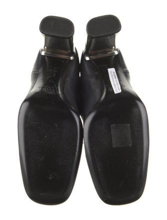 Celine Leather Lace-Up Boots