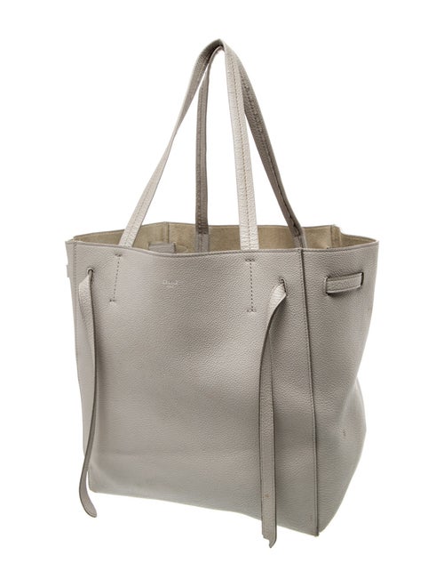 Celine Leather Cabas Phantom w/Belt Small