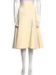 Celine Pleated Accents Knee-Length Skirt