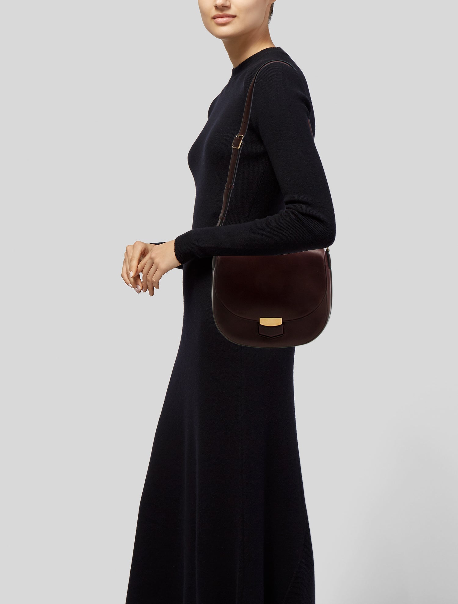 Celine Leather Trotteur Medium