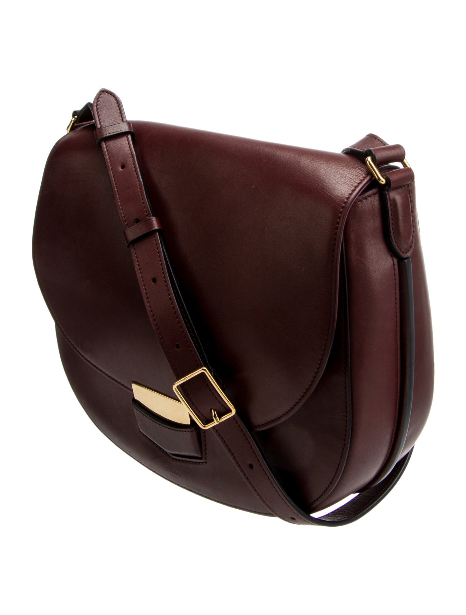 Celine Leather Trotteur Medium