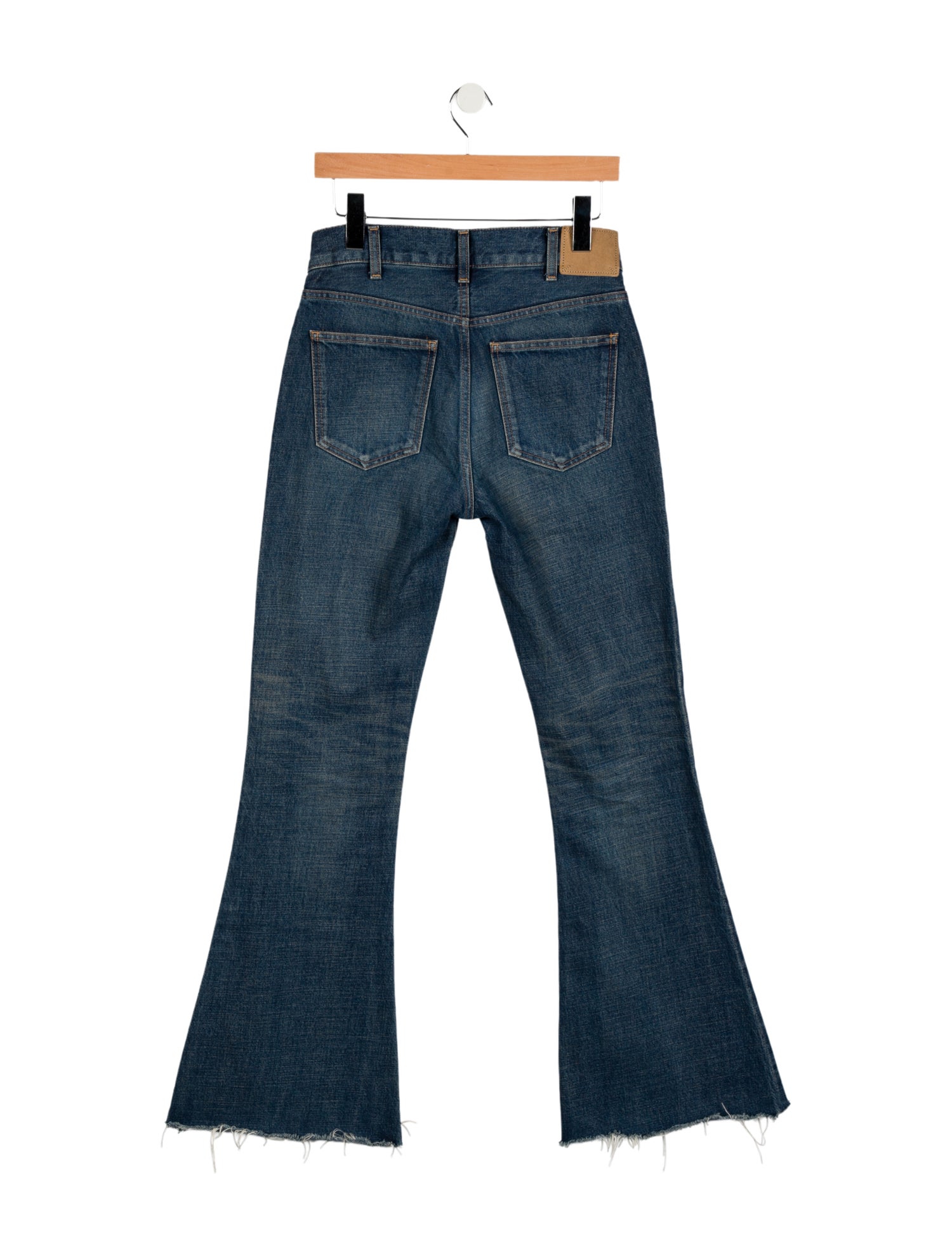 Celine Mid-Rise Wide Leg Jeans