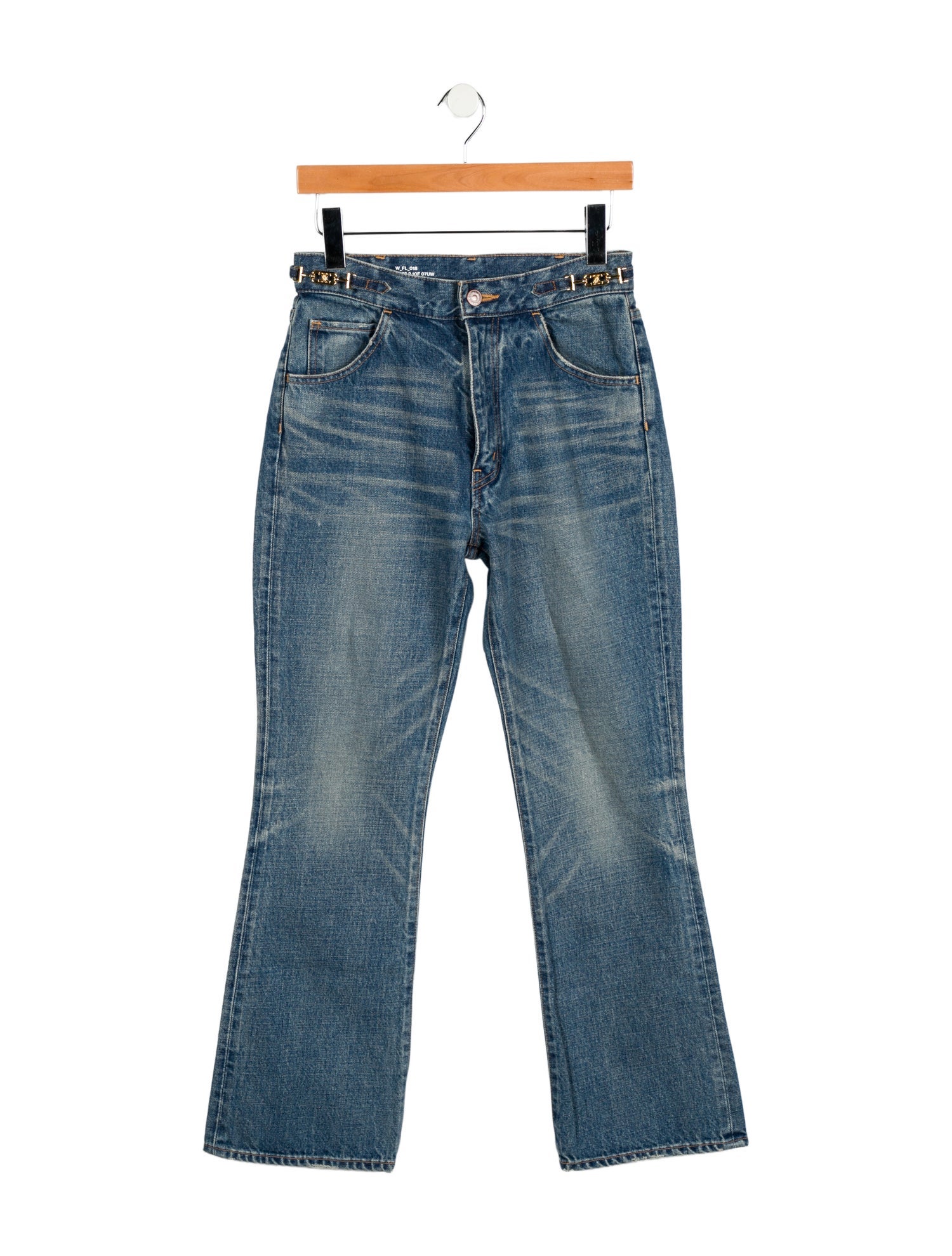 Celine High-Rise Wide Leg Jeans