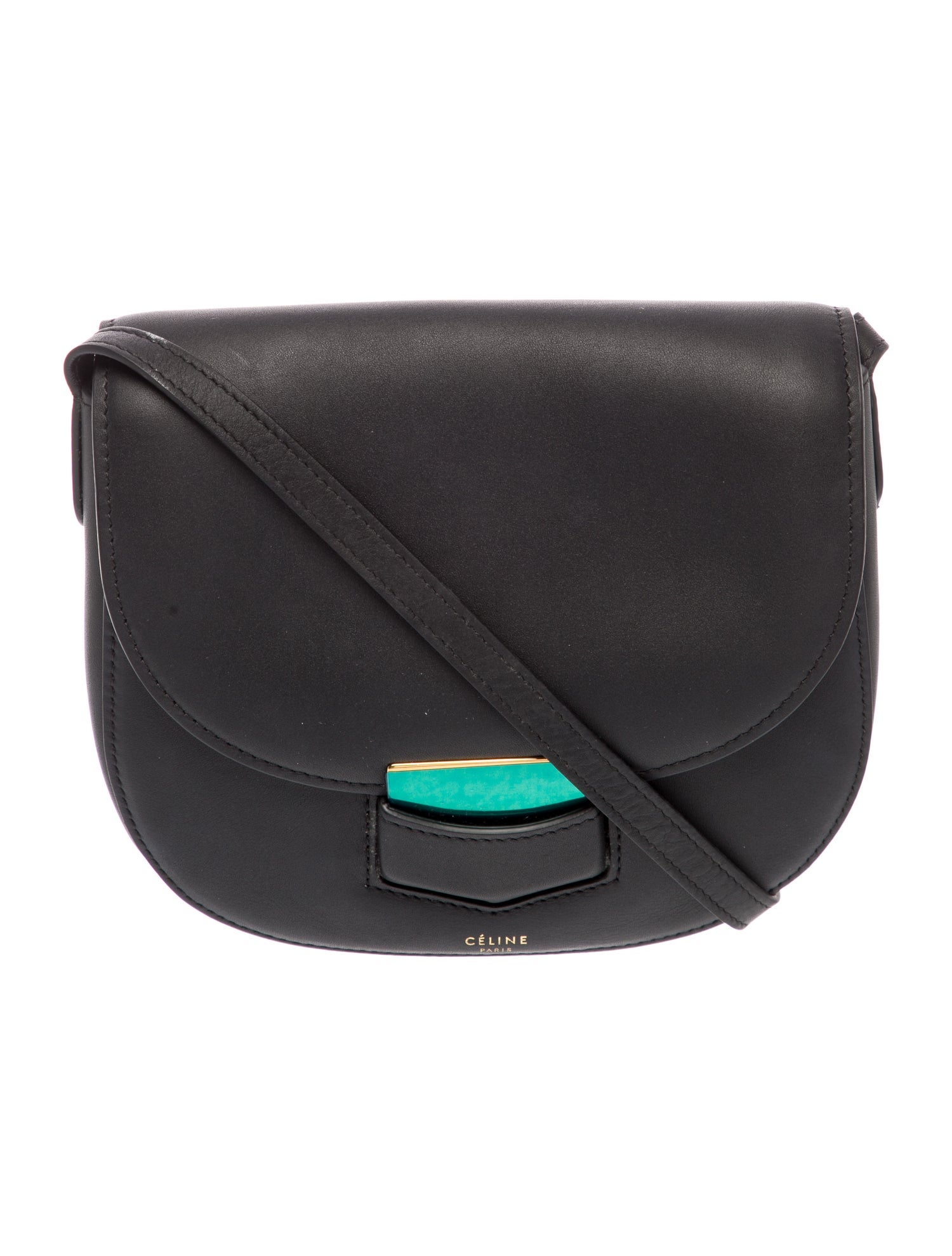 Celine Leather Trotteur Small