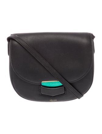 Celine Leather Trotteur Small