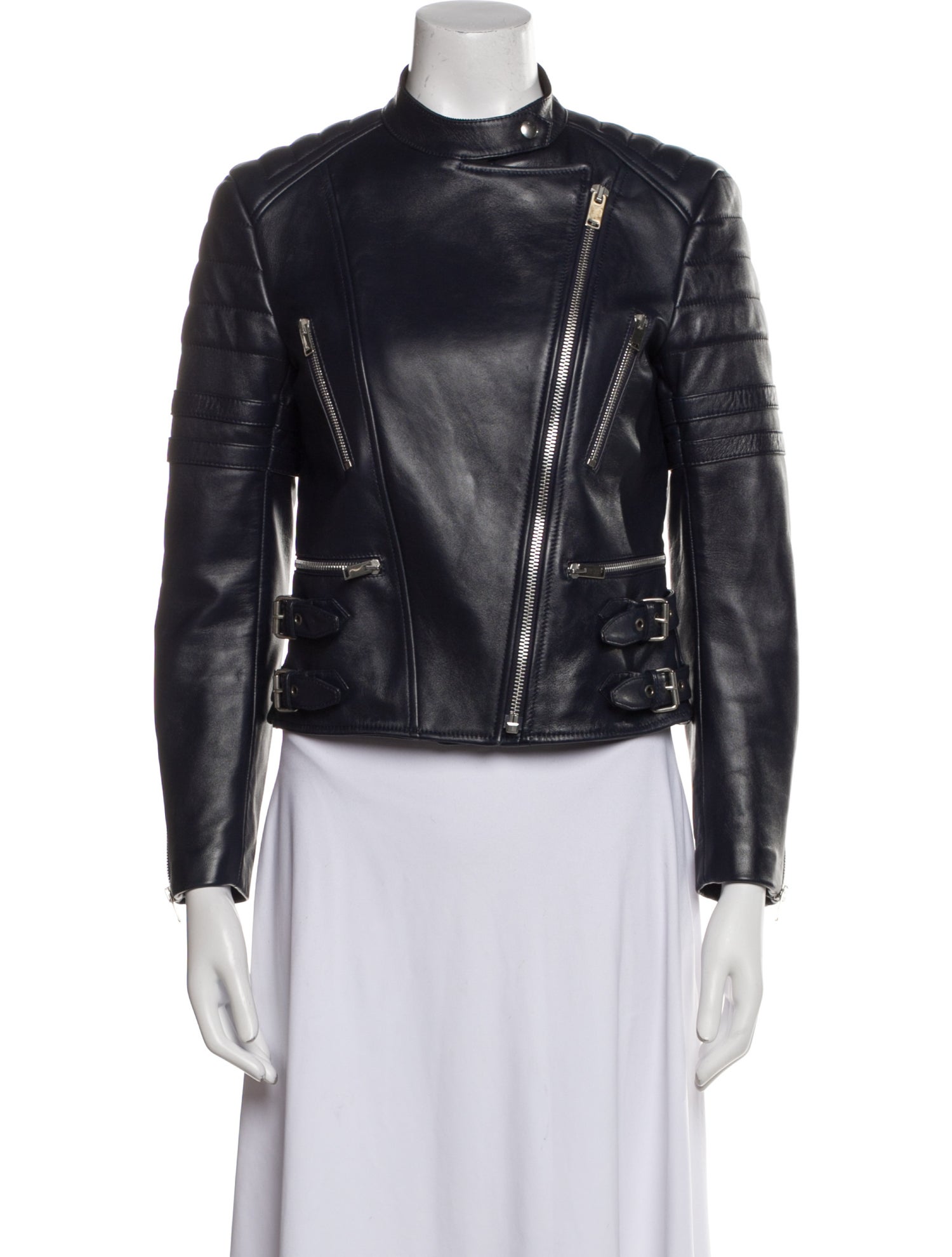 Celine Leather Biker Jacket