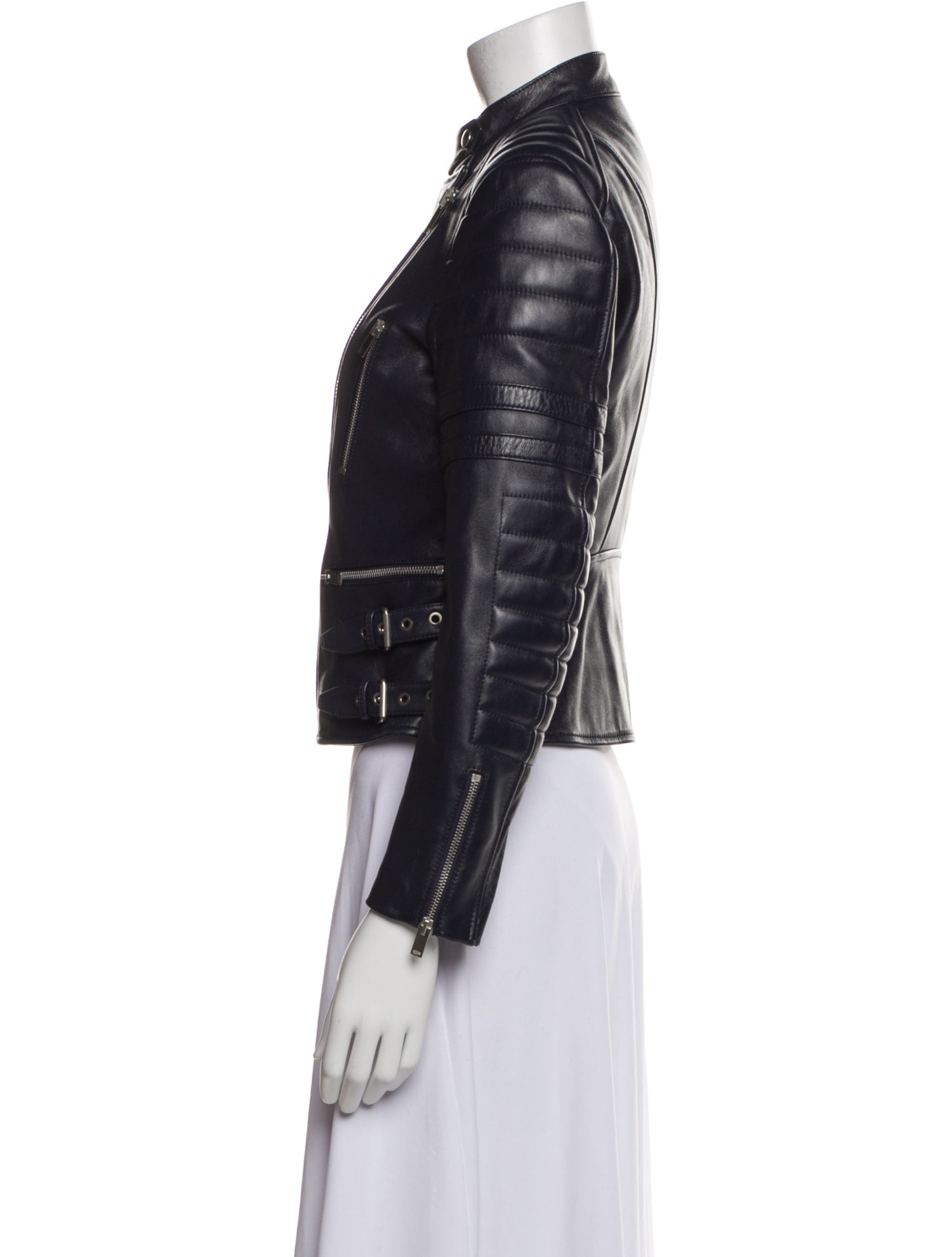 Celine Leather Biker Jacket