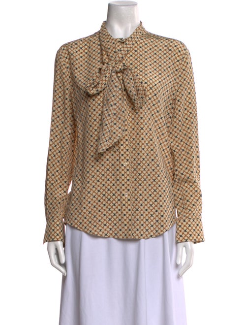 Celine Silk Printed Blouse