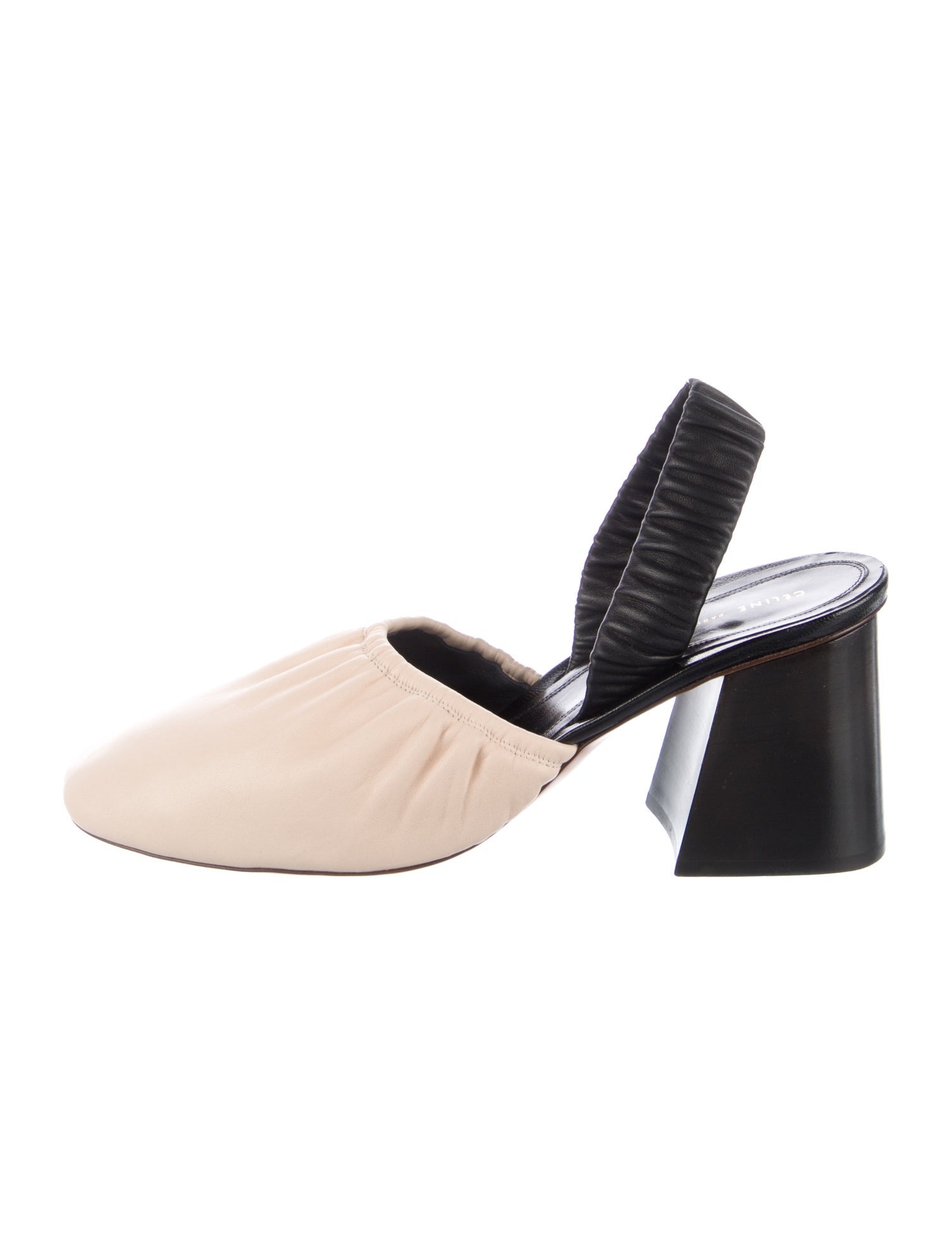 Celine Leather Slingback Pumps