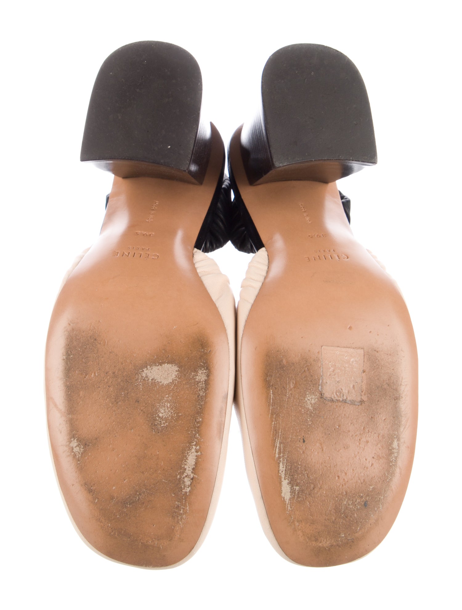 Celine Leather Slingback Pumps