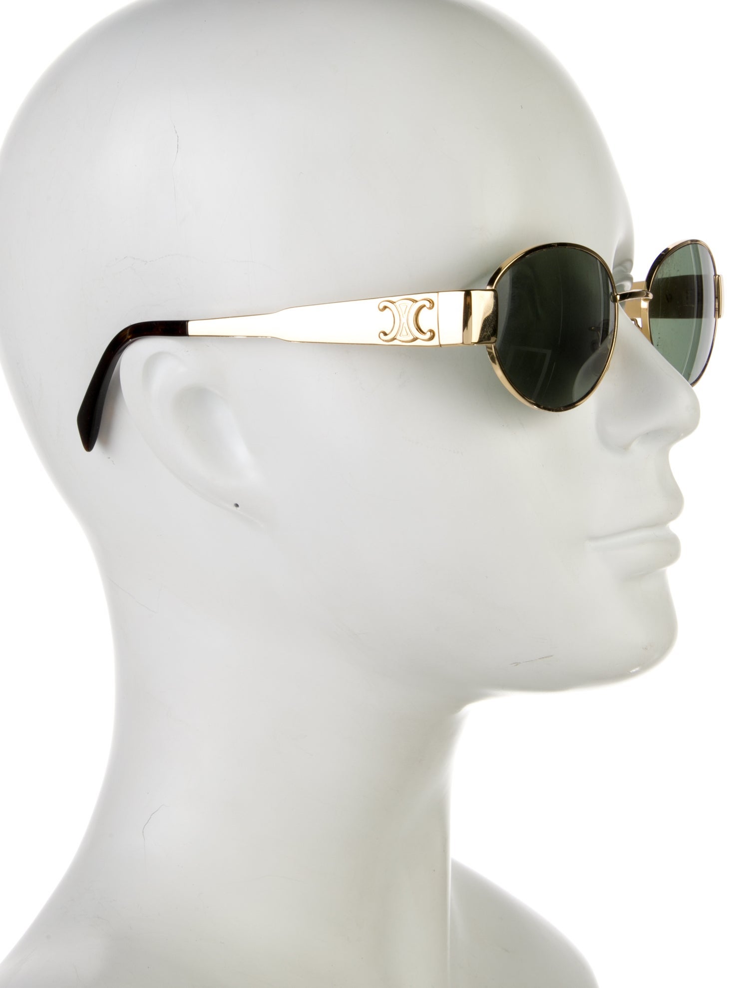 Celine Triomphe Round Sunglasses