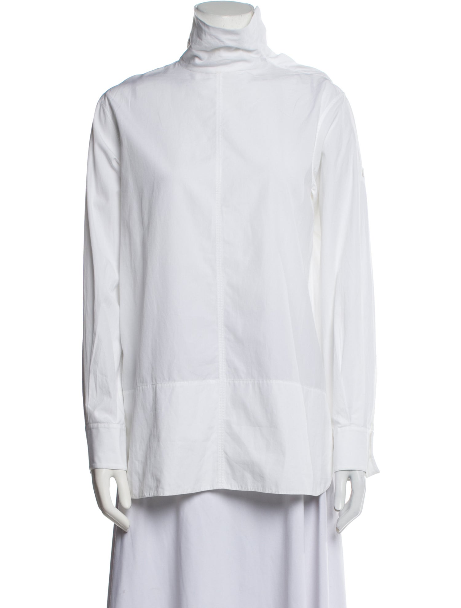 Celine Mock Neck Long Sleeve Tunic