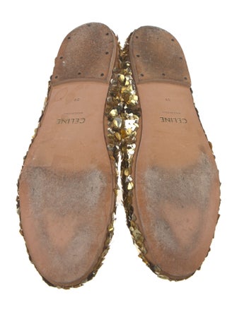 Celine Sequins Bow Accents Flats