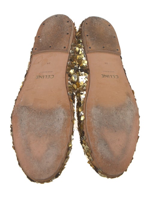Celine Sequins Bow Accents Flats