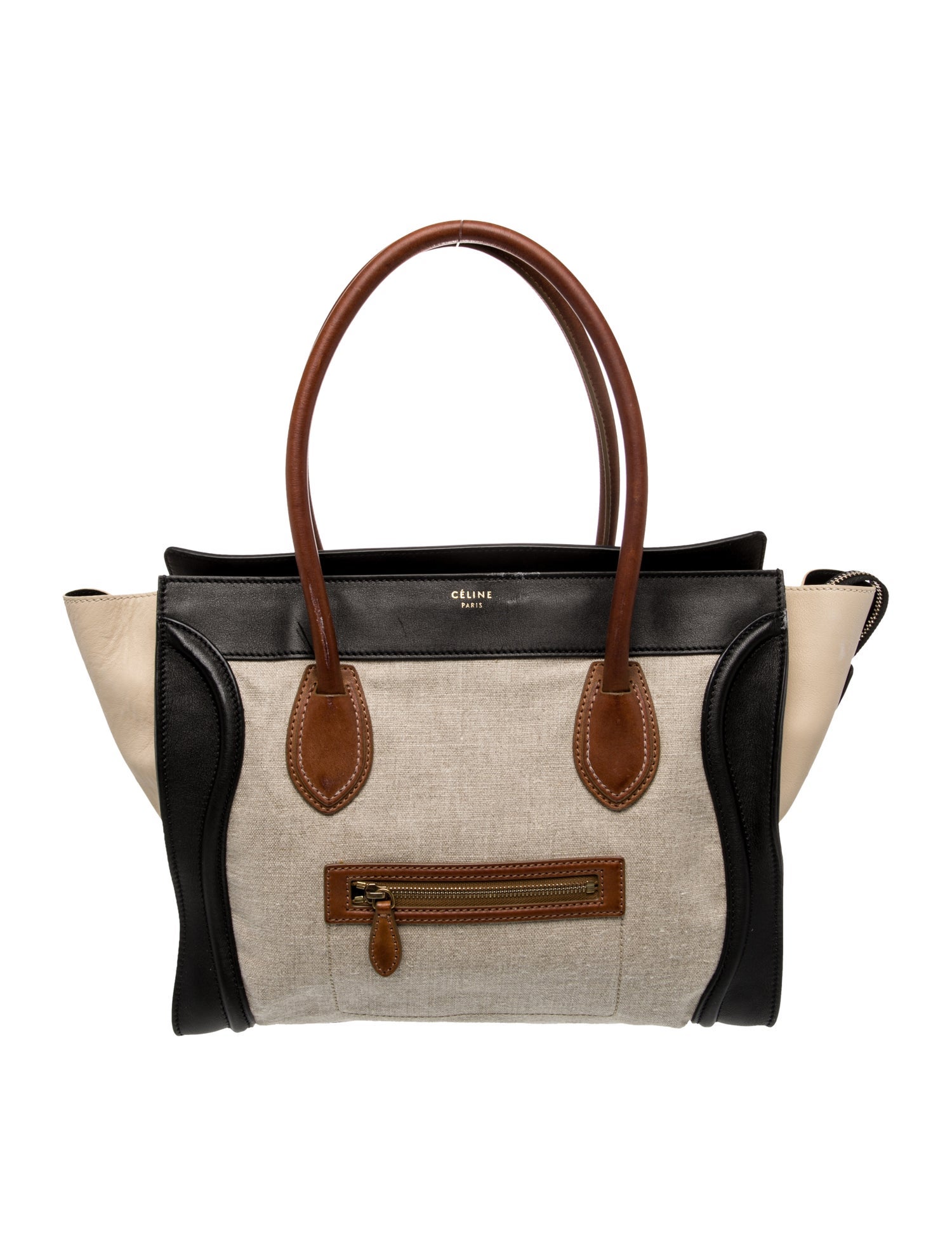 Celine Canvas Shoulder Luggage