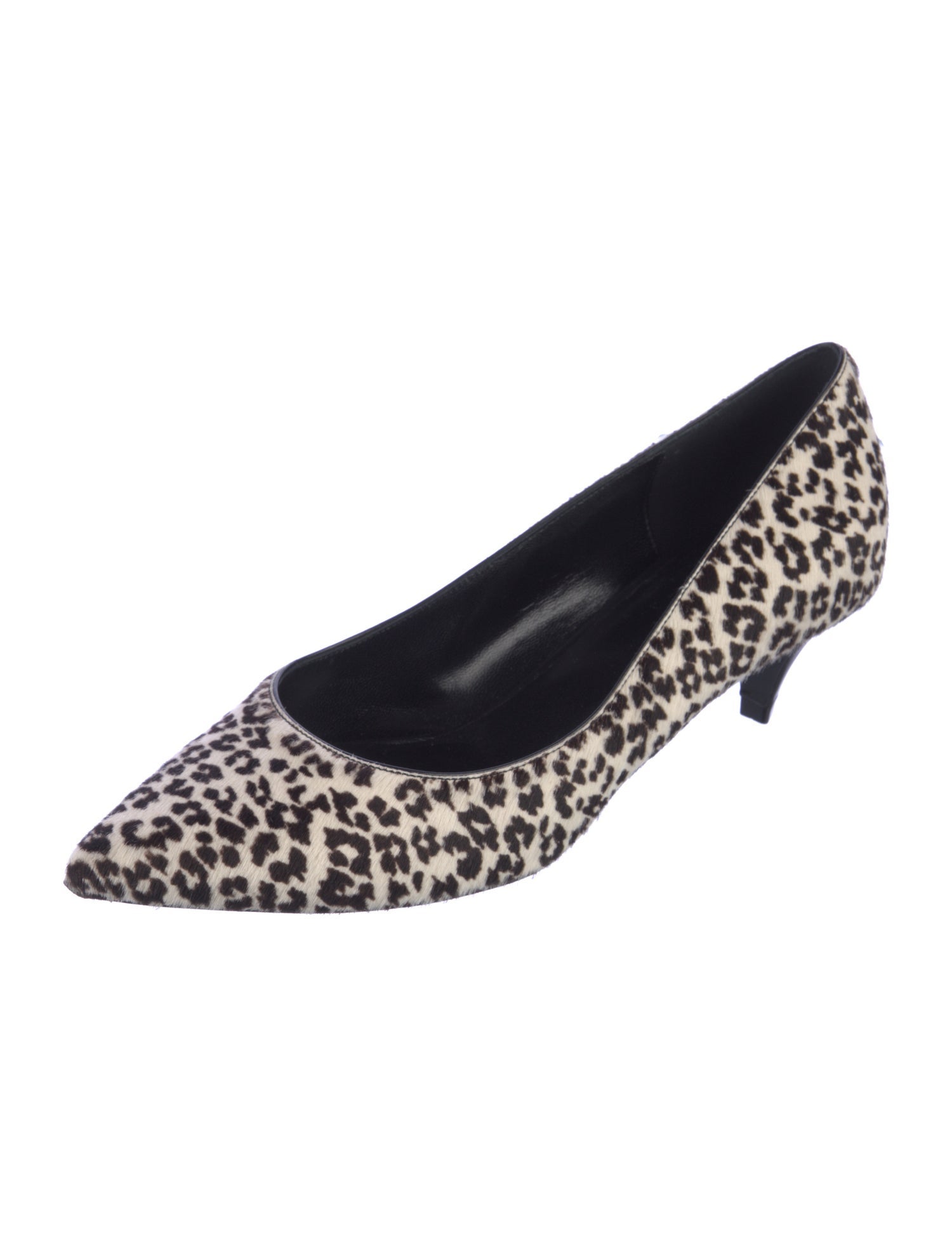 Celine Ponyhair Animal Print Pumps