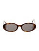Celine Round Tinted Sunglasses