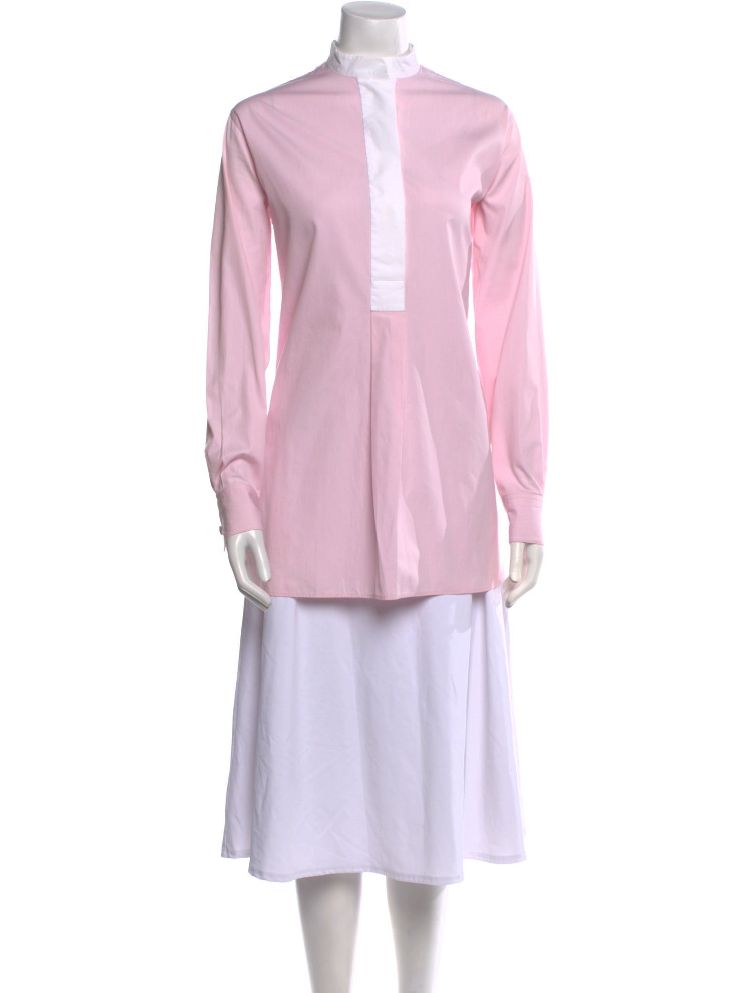 Celine Mock Neck Long Sleeve Tunic