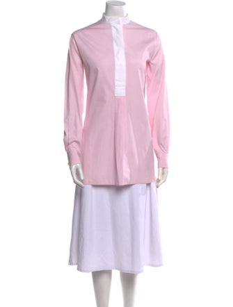 Celine Mock Neck Long Sleeve Tunic