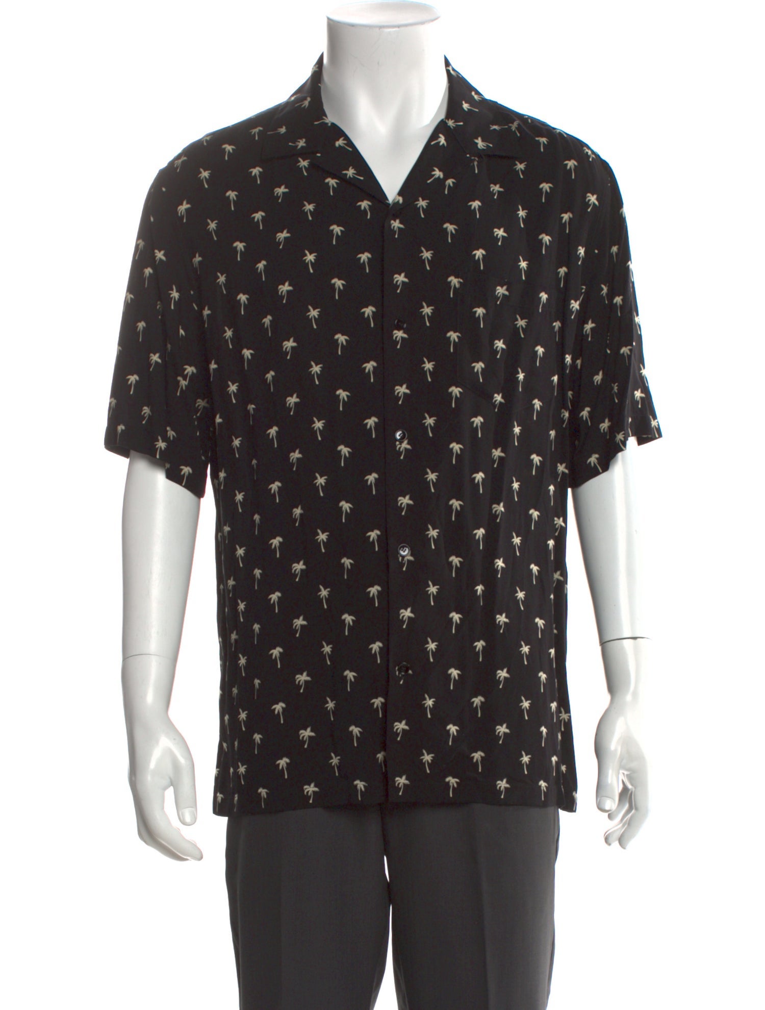 Celine Printed Three-Quarter Sleeve Shirt
