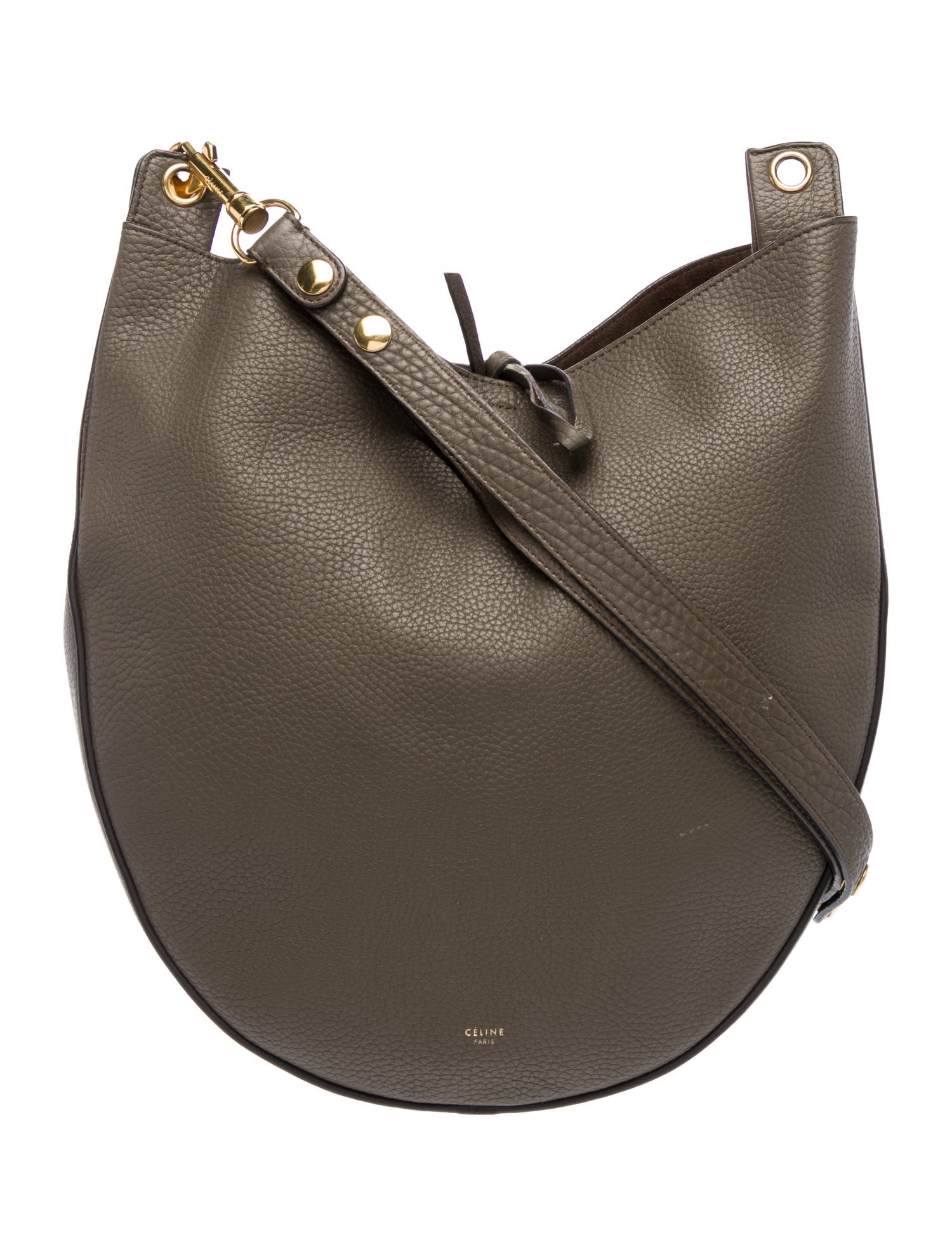 Celine Leather Trotteur Medium