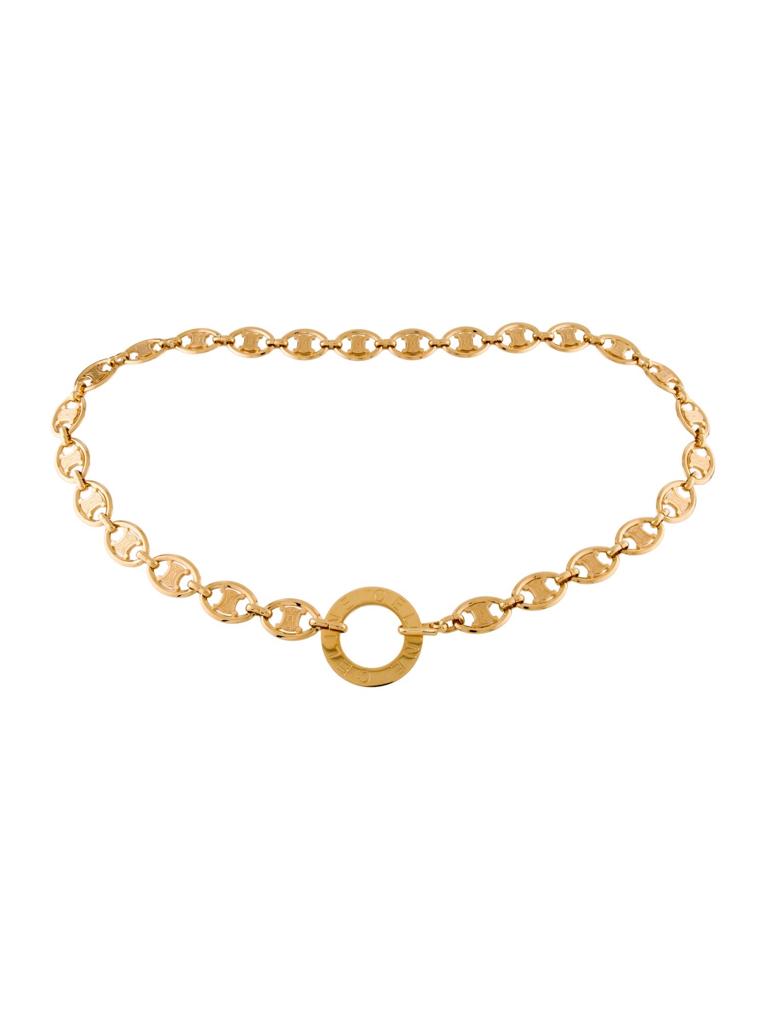 Celine Vintage 1990's Chain-Link Belt