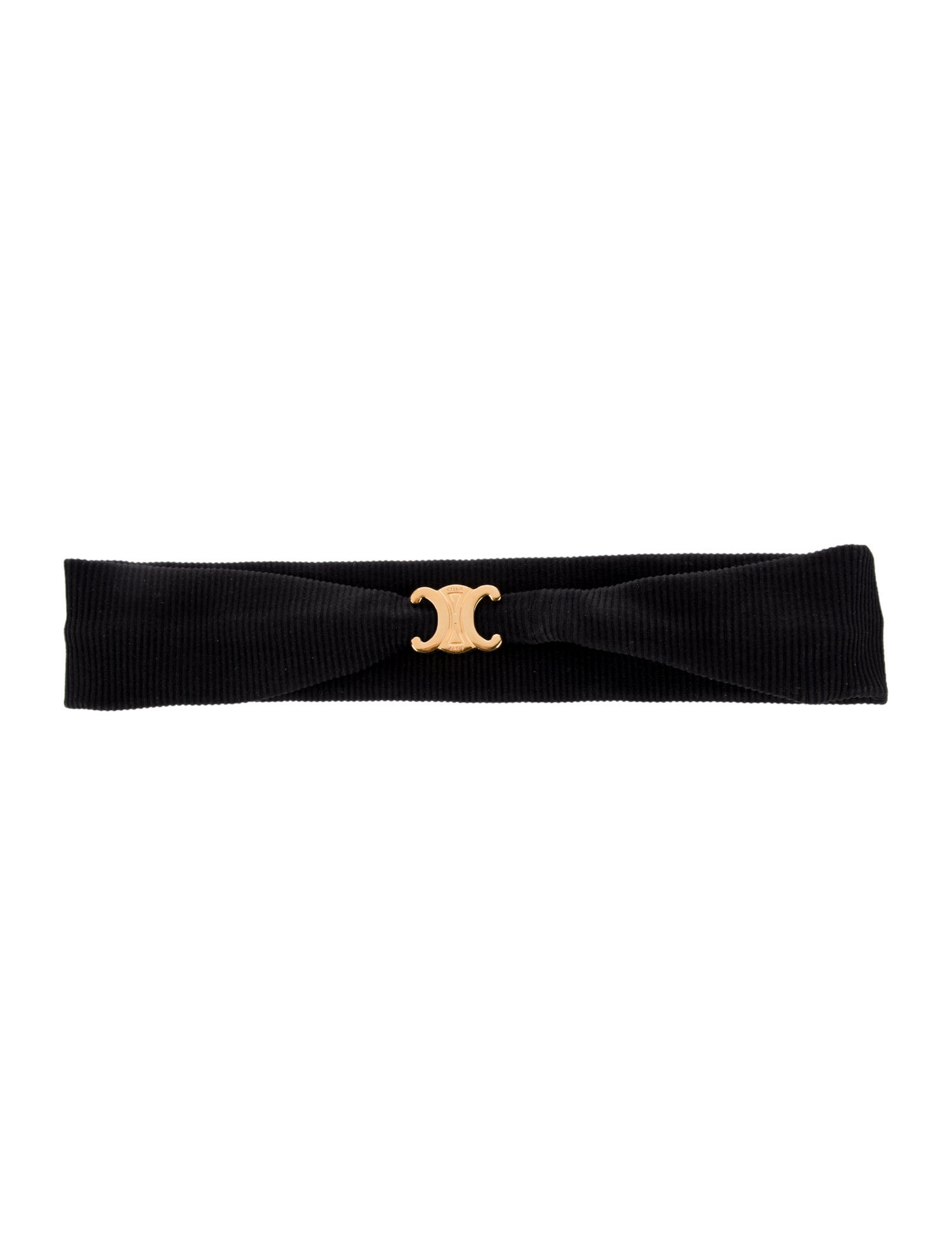 Celine Black Headband