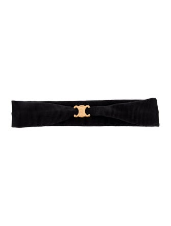 Celine Black Headband