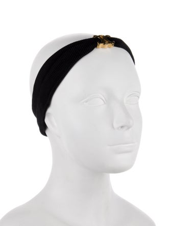 Celine Black Headband