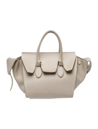 Celine Leather Tie Tote Large