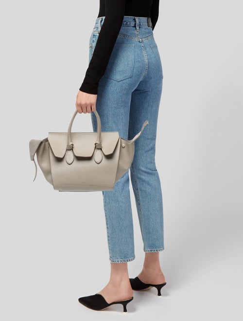 Celine Leather Tie Tote Large