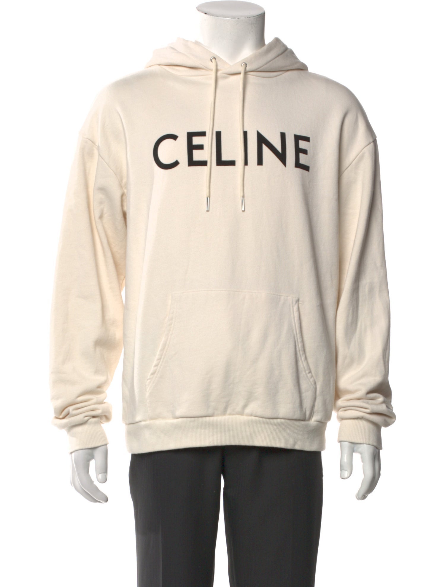 Celine Graphic Print Crew Neck Hoodie