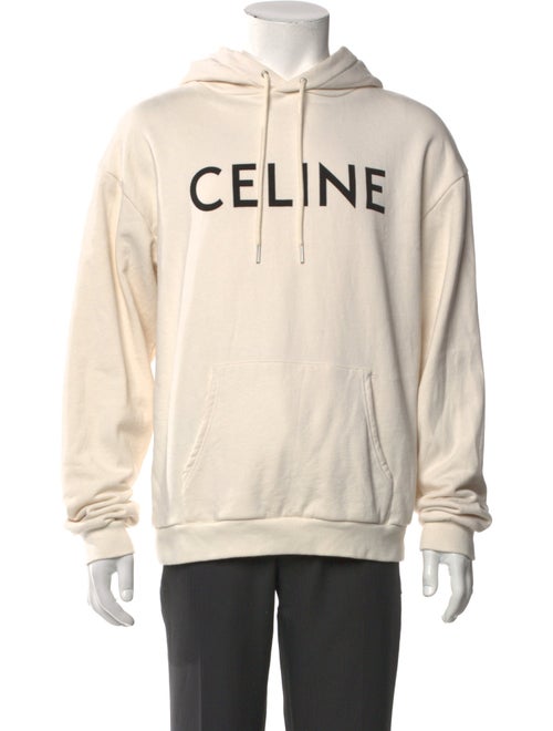 Celine Graphic Print Crew Neck Hoodie