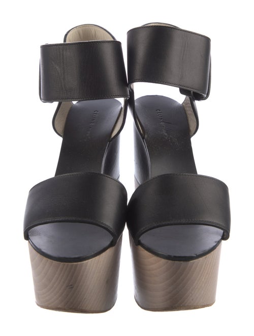 Celine Leather Cutout Accent Sandals
