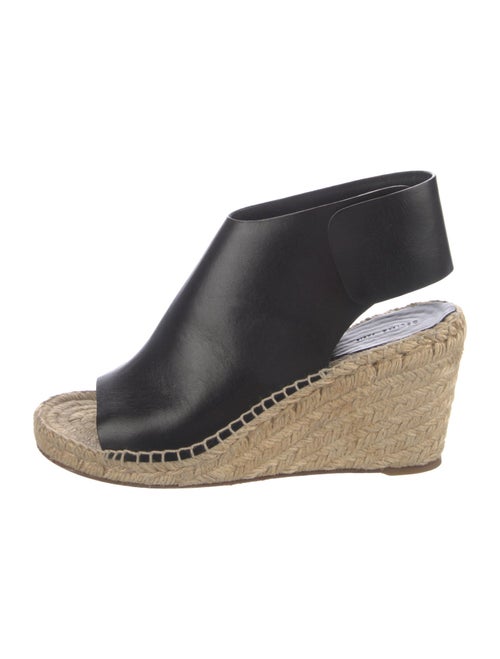 Celine Leather Cutout Accent Espadrilles