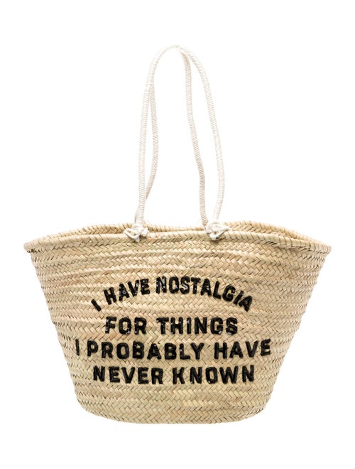 Celine Straw Tote Large