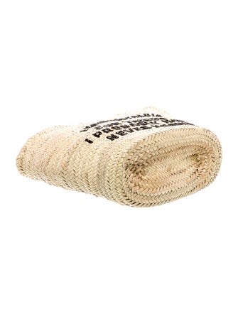 Celine Straw Tote Large