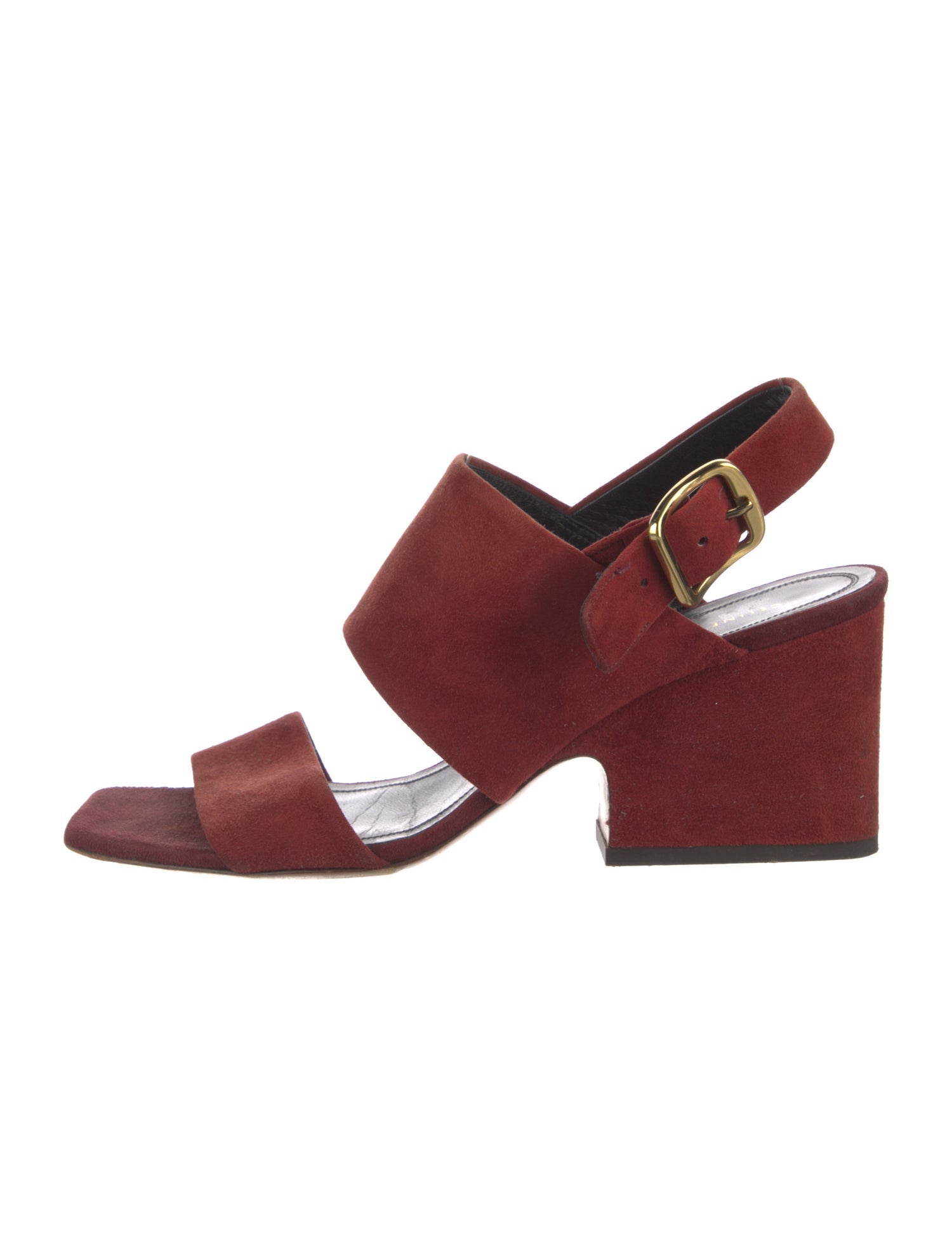 Celine Vintage Suede Slingback Sandals